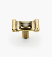 Bouton cannelé