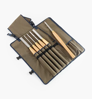 Economy Turning Tools Set and Tool Roll
