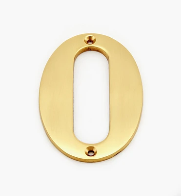 Standard Cast Brass House Numbers