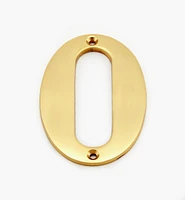 Standard Cast Brass House Numbers