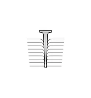 Wrought-Head Square-Cut Nails