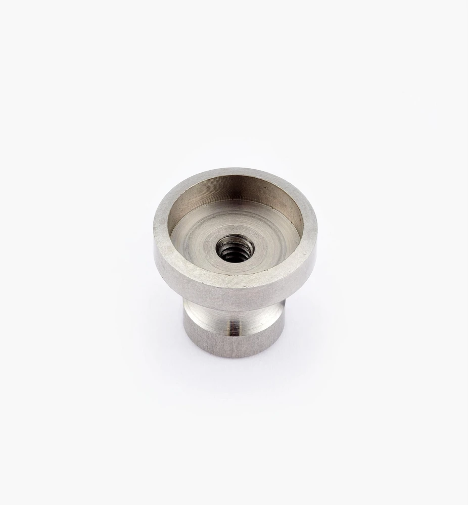 Veritas Stainless-Steel Small Smooth Insert Knobs