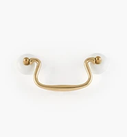 Ceramic/Brass Pulls
