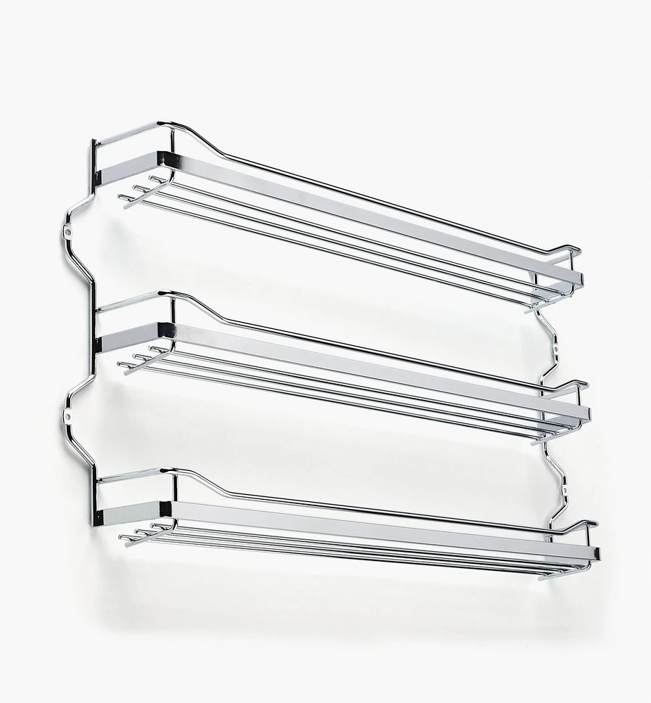 Three-Shelf Screw-Mount Spice Rack