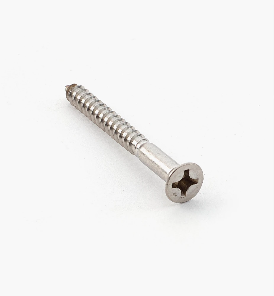 316 Stainless-Steel #10 Flat-Head Screws