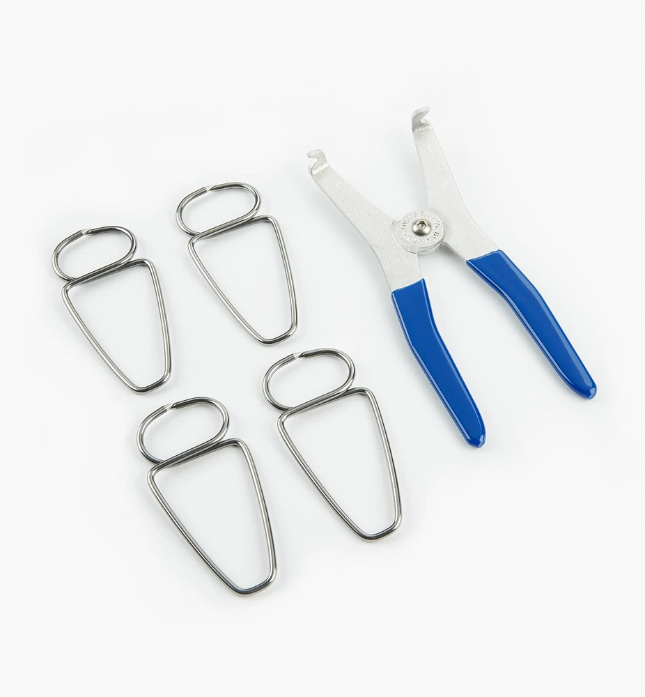 Spring Clamps & Pliers Set