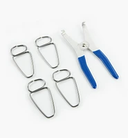 Spring Clamps & Pliers Set