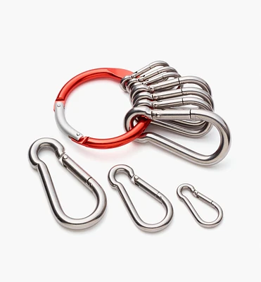Stainless-Steel Carabiner Set