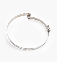 Collier de serrage spiralé à gauche