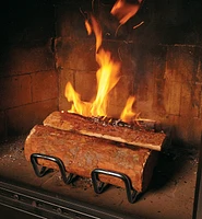 Stainless-Steel Andirons