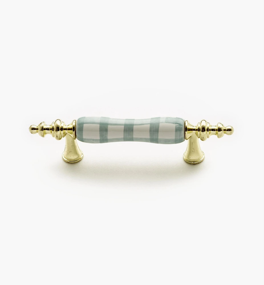 Brass/Ceramic Ornate Pulls