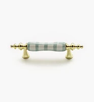 Brass/Ceramic Ornate Pulls