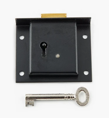 Japanned Steel Till Lock