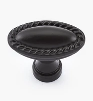 Rope-Edge Oval Knob