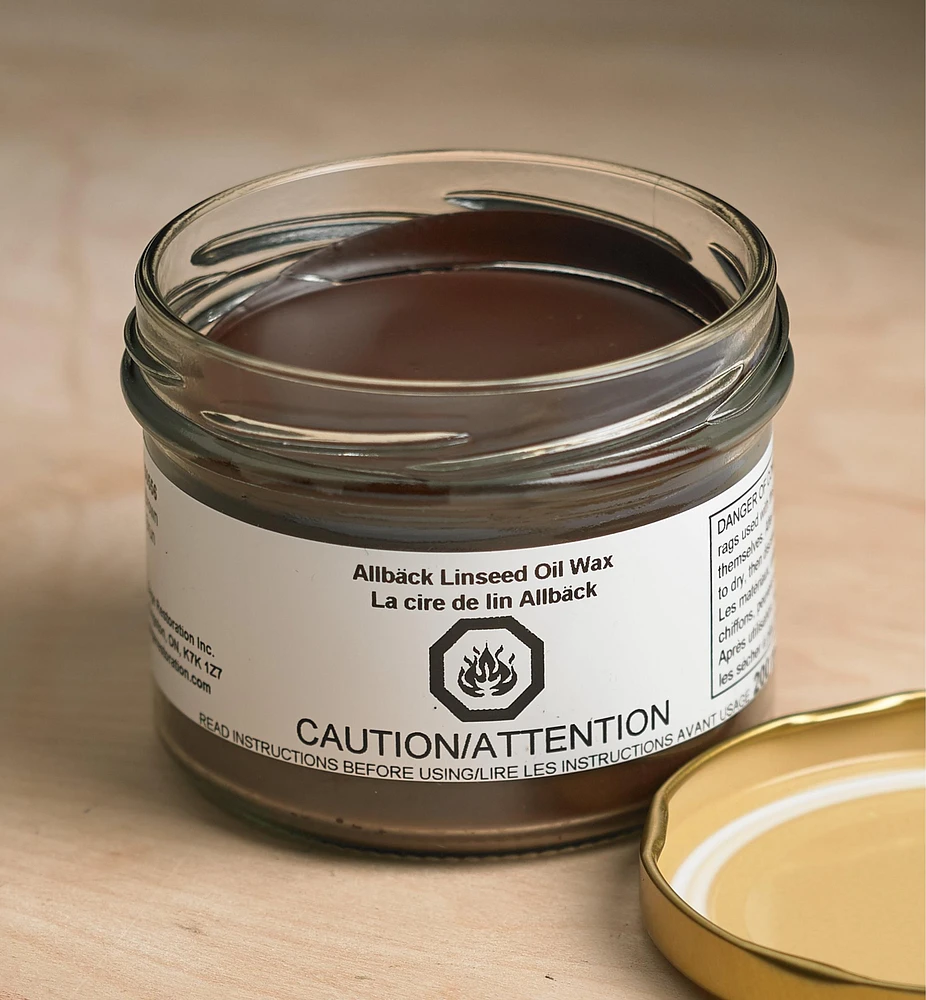Allbäck Brown Linseed Oil Wax