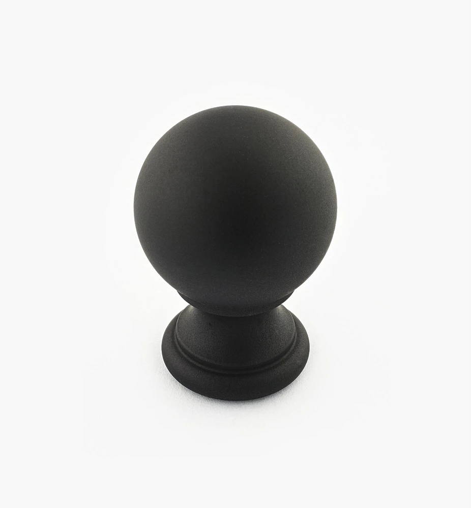 Bouton-boule en laiton tourné