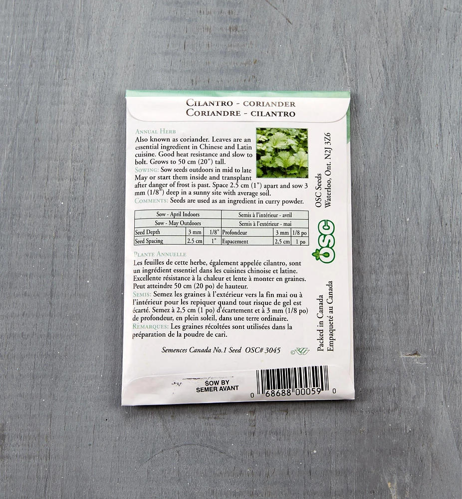 OSC Herb Seed Packets