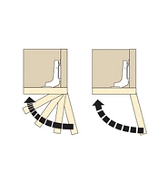Charnières 110° Blumotion Clip Top pour armoire à cadre