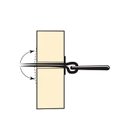 Tansu Split-Pin Plate Handle