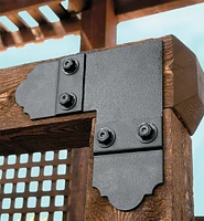 Ozco Outside 90° Flush-Mount Plates