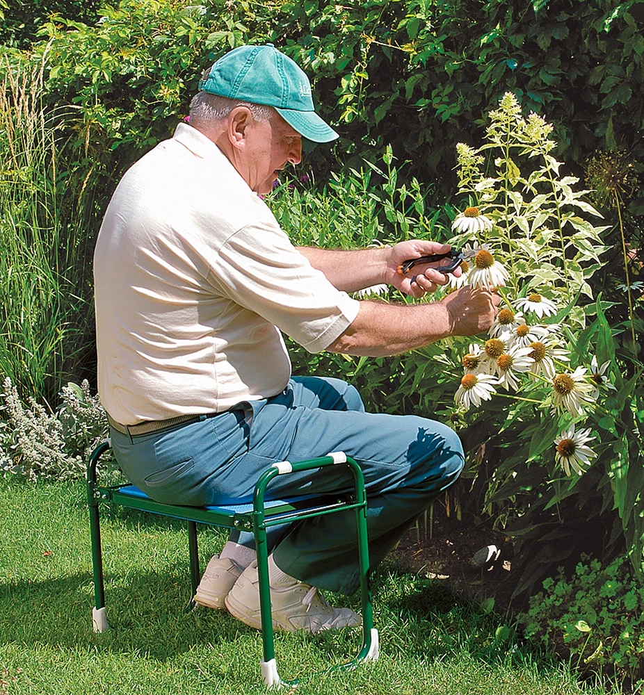Folding Kneeler Stool & Tool Holder Set