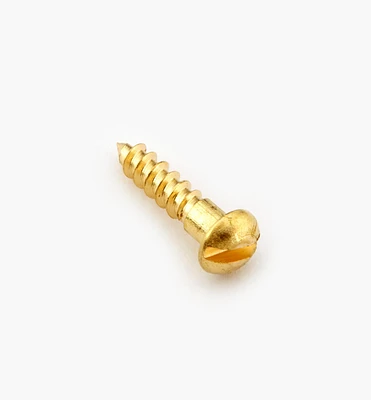 Round-Head Brass Screws