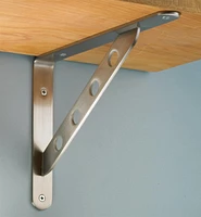 Flat Steel Shelf Bracket
