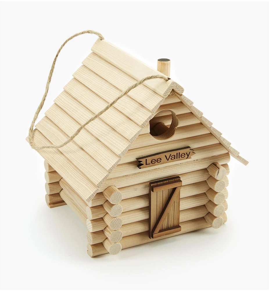 Log Cabin Birdhouse Kit