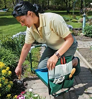 Folding Kneeler Stool & Tool Holder Set