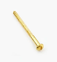 Round-Head Brass Screws