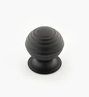 Turned Brass Ridged Knobs