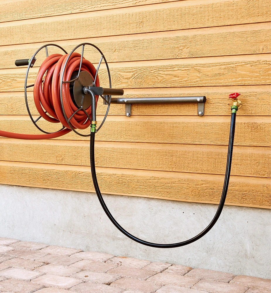 Wall-Mount Swivel Hose Reel