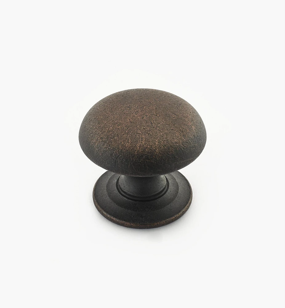 Turned Brass Domed Knobs
