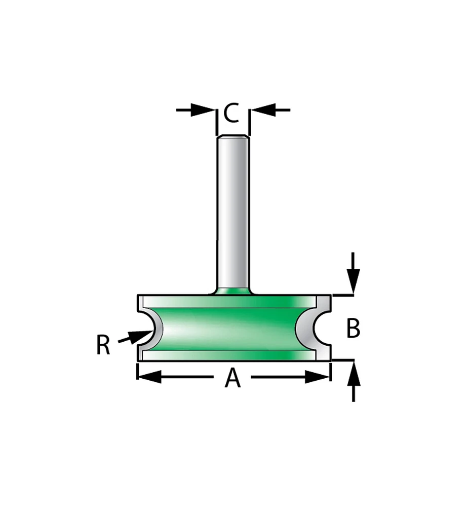 Large-Diameter Flute and Bead Bits