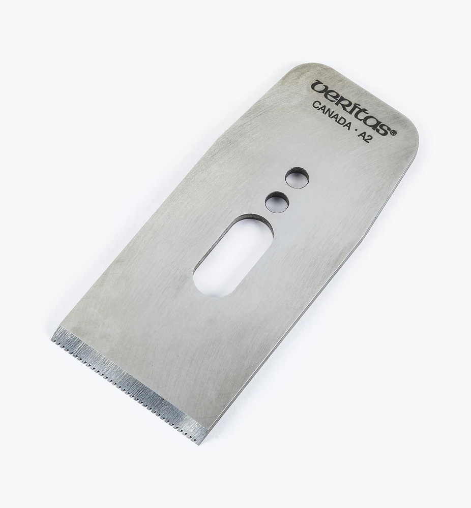 Veritas 2" Toothed Blades for Low-Angle Smooth Plane