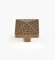 Die-Cast "Forged" Square Knobs