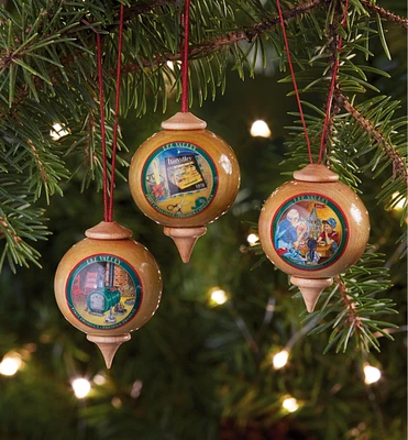 Set of 3 Lee Valley Ornaments