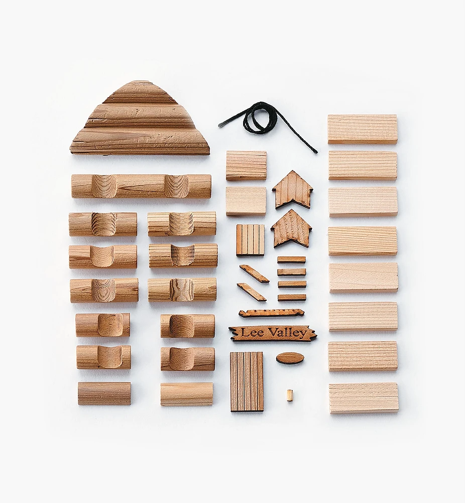 Log Cabin and Barn Ornament Kits
