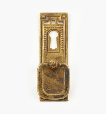 Pierced Vertical Ring Pull with Keyhole