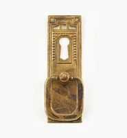 Pierced Vertical Ring Pull with Keyhole