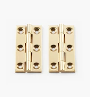 Extruded Brass X-Narrow Butt Hinges