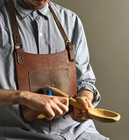Plastron de sculpteur en cuir BeaverCraft