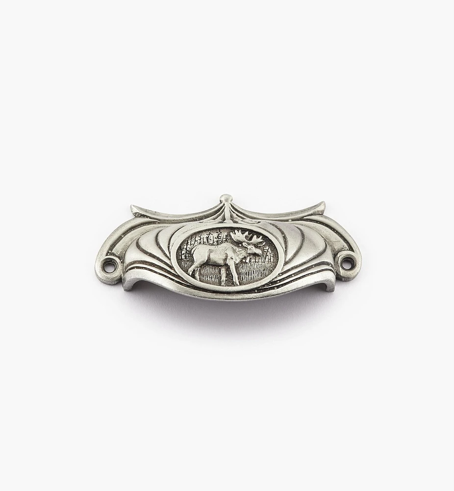 Pewter Moose Pull