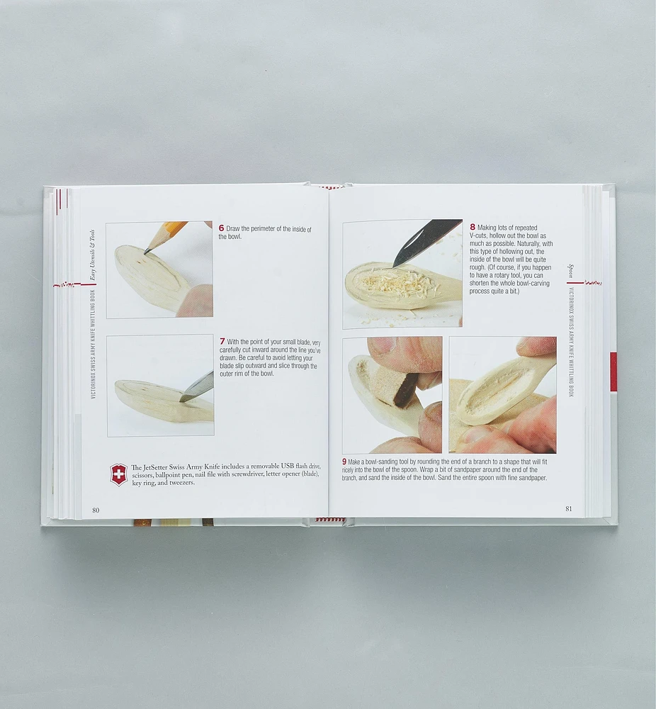 Victorinox Swiss Army Knife Whittling Book, Gift Edition