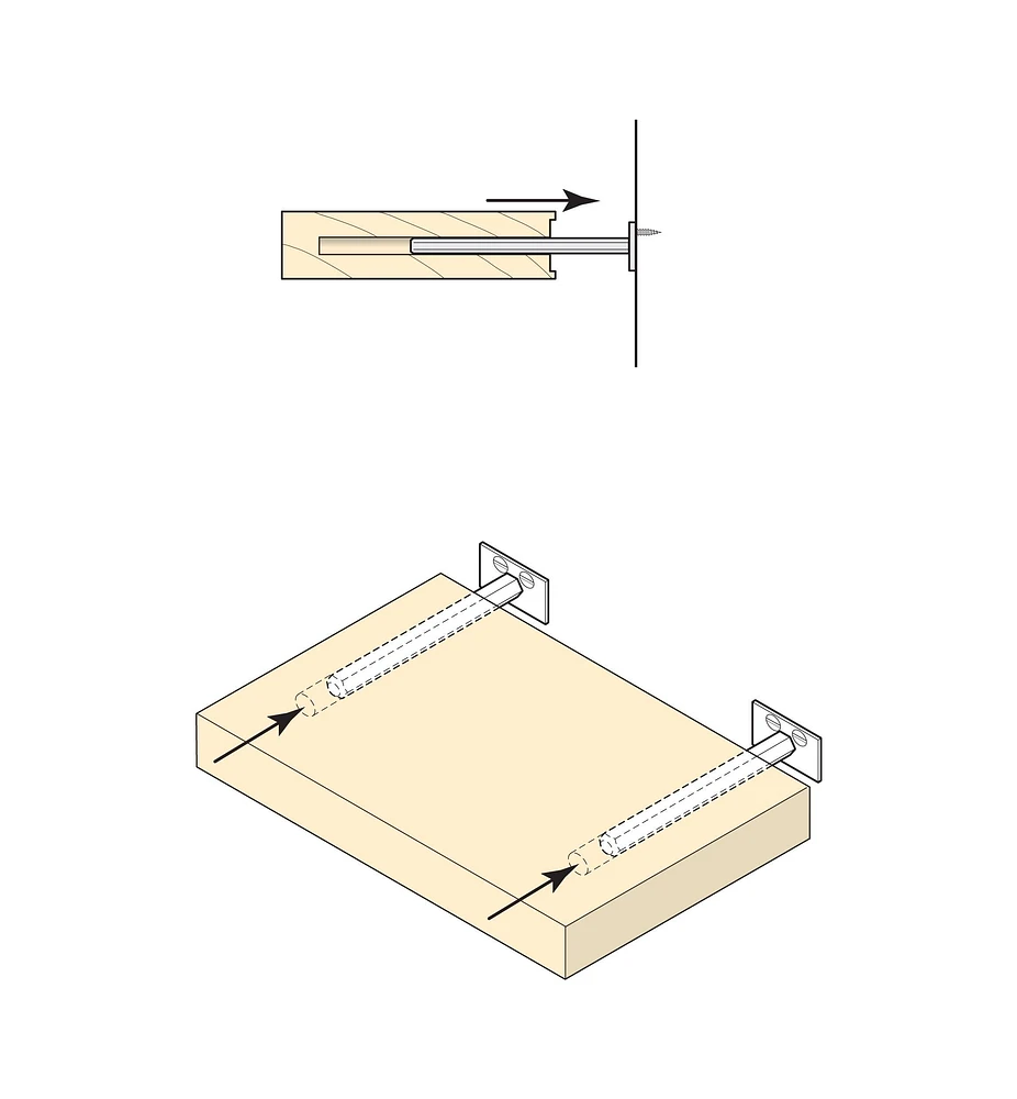 Blind Shelf Supports