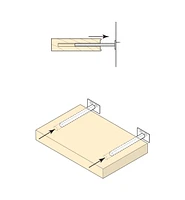 Blind Shelf Supports
