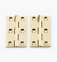 Extruded Brass Fixed-Pin Butt Hinges