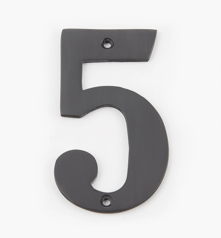 Standard Cast Brass House Numbers
