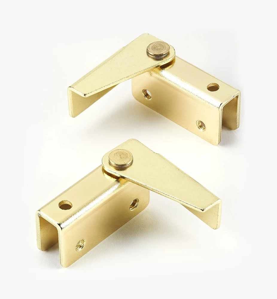 Pivots à double lame pour portes en verre