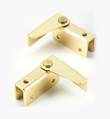 Pivots à double lame pour portes en verre